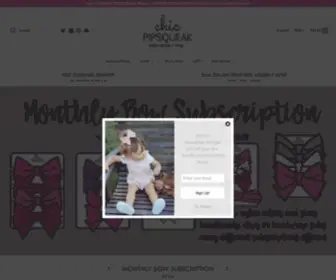 ChicPipsqueak.com(Chic Pipsqueak) Screenshot