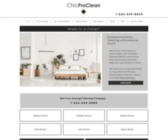 ChicProclean.com(ChicProClean, LLC) Screenshot