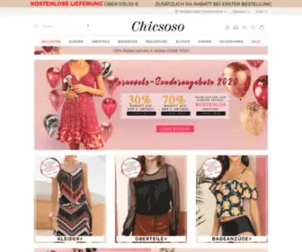 Chicsoso.com(Online Winkelen voor Jurken) Screenshot