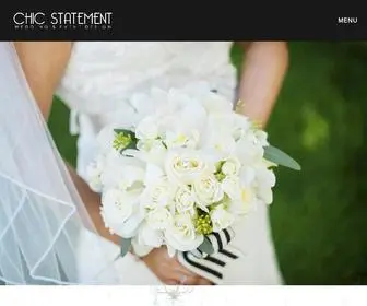 Chicstatement.com(Chic Statement Weddings & Events Chic Statement) Screenshot