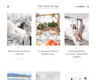 Chicstyleliving.com(Chic Style Living) Screenshot