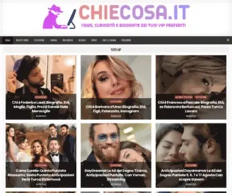 Chiecosa.it(Personaggi Famosi) Screenshot