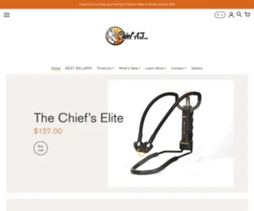 Chiefaj.com(The best sling bow for slingshot hunting) Screenshot