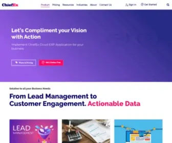 Chiefex.com(Cloud ERP Application for SMEs) Screenshot