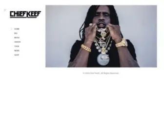 Chiefkeef.com(Chief Keef) Screenshot