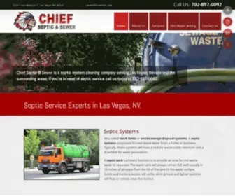 ChiefsepticVegas.com(Septic Service Experts) Screenshot