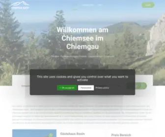 Chiemsee-Gast.de(Chiemseegast Hotel Ferienwohnung Zimmer am Chiemsee im Chiemgau) Screenshot
