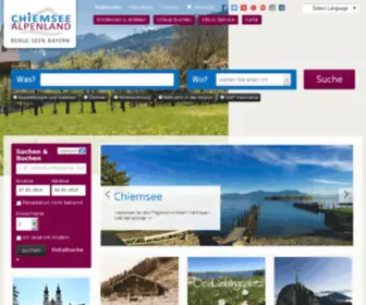 Chiemsee.de(Das Bayerische Meer) Screenshot