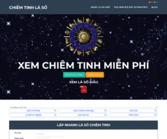Chiemtinhlaso.com(Chiêm Tinh Lá Số Miễn Phí) Screenshot