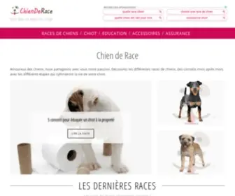 Chienderace.eu(Chien de Race : découvrez les différentes races) Screenshot