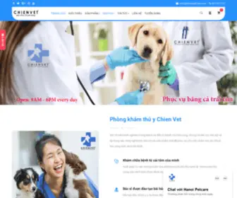 Chienvet.com(Pet Clinic) Screenshot