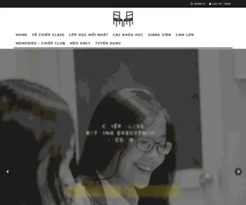 Chiepclass.com(Lớp tiếng Anh quy mô nhỏ tại Hà Nội) Screenshot