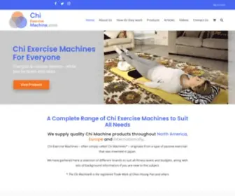 Chiexercisemachine.com(Chi Machines for Home Exercise %) Screenshot