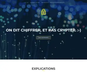 Chiffrer.info(Parce que les mots sont importants) Screenshot
