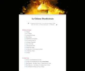Chiite.fr(Duodécimain) Screenshot