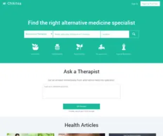Chikitsa.com(Alternative Medicine Doctors) Screenshot
