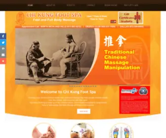 Chikungreflexology.com(Chi Kung Foot Spa) Screenshot