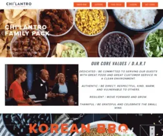 Chilantrobbq.com(Home of the Original Kimchi Fries) Screenshot