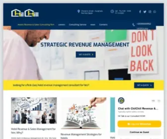 Chilchill.com(The best hotel revenue management consulting firm) Screenshot