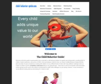Child-Behavior-Guide.com(Child Behavior Help) Screenshot