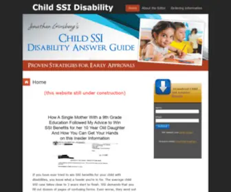 Child-Disability.com(My Wordpress Blog) Screenshot