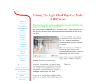 Child-Toys-Guide.com(Child Toys Guide) Screenshot