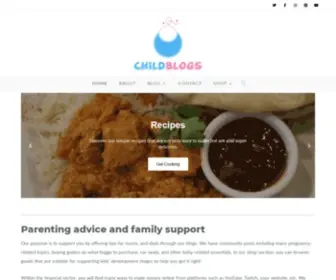 Childblogs.com(Parenting Advice & Family Support) Screenshot