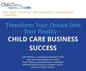 Childcarebusinesssuccess.com(Julie Bartkus) Screenshot