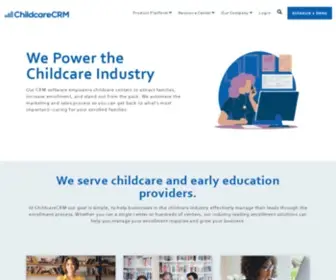 Childcarecrm.com(Daycare Childcare Management Marketing Systems Software Programs Strategies. Our online software) Screenshot