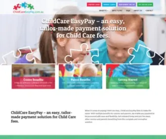 Childcareeasypay.com.au(The easy way to pay your childcare fees) Screenshot