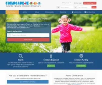 Childcare.ie(Find a Creche or Montessori on) Screenshot