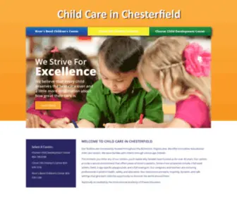 Childcareinchesterfield.com(Child Care in Chesterfield) Screenshot