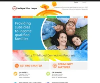 Childcarelv.org(Las Vegas Urban League) Screenshot