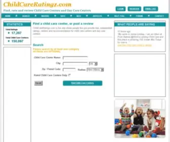 Childcareratingz.com(Find a Child Care Center) Screenshot