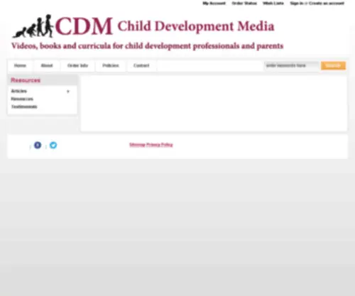 Childdevelopmentmedia.com(Child Development Media) Screenshot