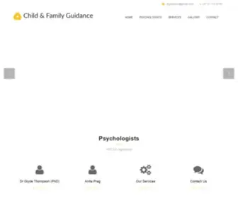 Childfamilyguidance.co.za(Dr Glyde Thompson Child & Family Guidance) Screenshot