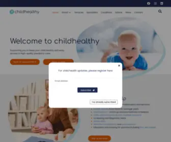 Childhealthy.co.uk(Childhealthy) Screenshot