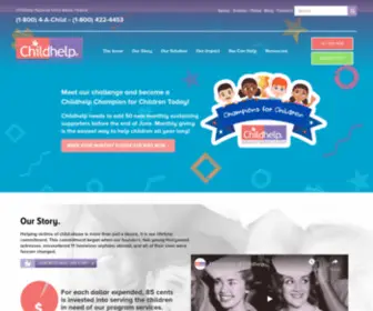 Childhelp.com(Prevention and Treatment of Child Abuse) Screenshot