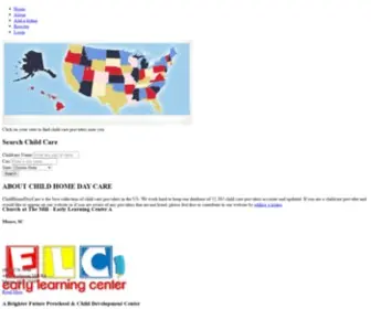 Childhomedaycare.com(Child Day Care Centers) Screenshot