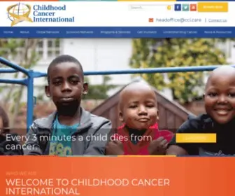 Childhoodcancerinternational.org(Childhood Cancer International) Screenshot
