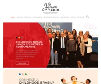 Childhood.org.br(Página Inicial) Screenshot