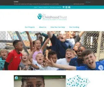 Childhoodtrust.org.uk(The Childhood Trust) Screenshot