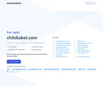 Childlabel.com(Domainberg) Screenshot