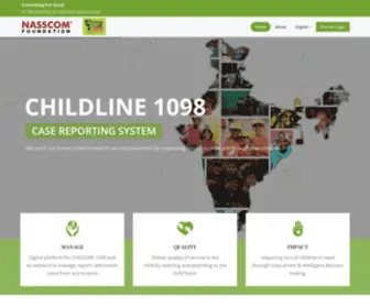 Childlinecrs.org(1098 Case Reporting System) Screenshot