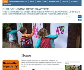 Childmindingbestpractice.com(This site) Screenshot