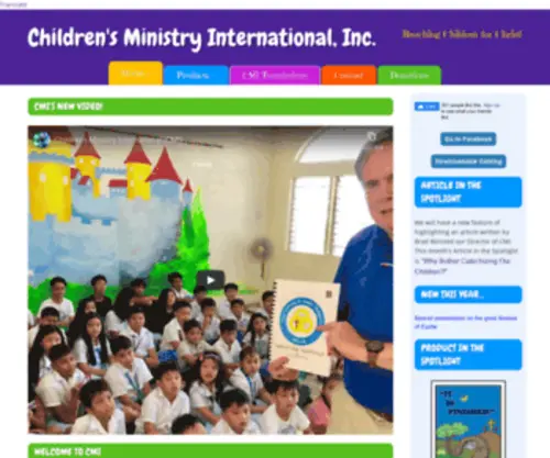 Childministry.com(Cmi is a non) Screenshot