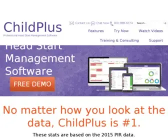 Childplus.com(The Original Head Start Data Management Software) Screenshot