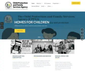 Childprotection.gov.jm(Protecting Children) Screenshot