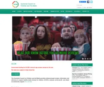 Childrenandmedia.org.au Screenshot