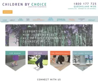 Childrenbychoice.org.au(Children by Choice) Screenshot